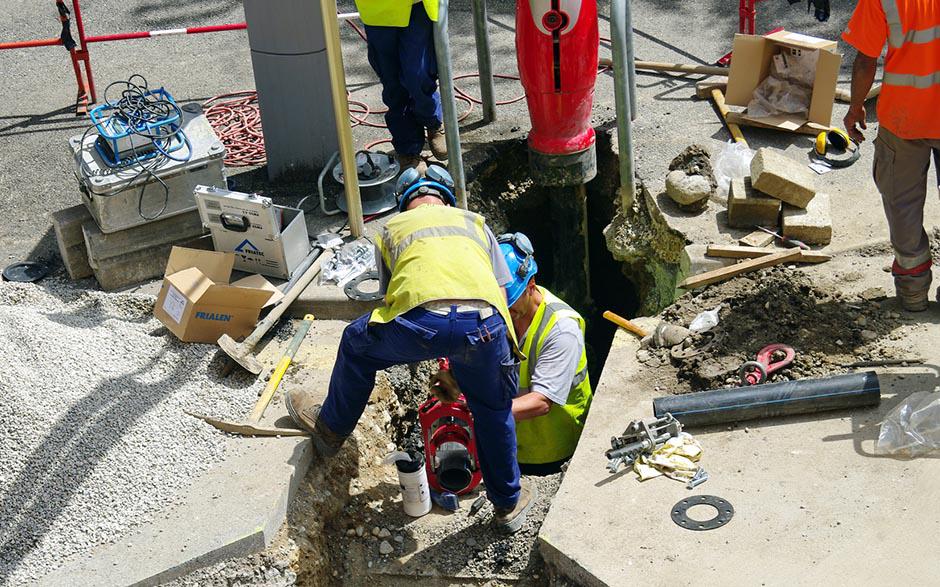 travaux assainissement Saint-Mammès